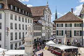 Solothurn Jezuïetenkerk (1680-1689), volgens plannen van jezuïet Heinrich Mayer