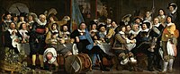 Bartholomeus van der Helst (c. 1649): Banquet at the Crossbowmen’s Guild in Celebration of the Treaty of Münster