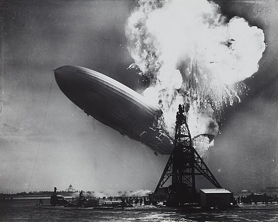 Hindenburg disaster - 1937.