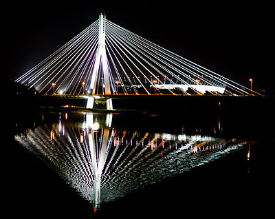 Bridge at night