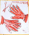 Tribut: Victor Jara, Zeichnung auf Papier, 1998