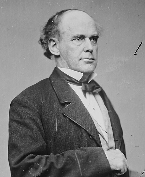 Chase as Chief Justice by Mathew Brady, c.1865–1870