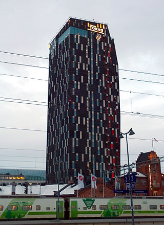 <span class="mw-page-title-main">Hotel Torni Tampere</span> Skyscraper hotel in Tampere, Finland