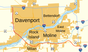Image illustrative de l’article Interstate 280 (Iowa-Illinois)