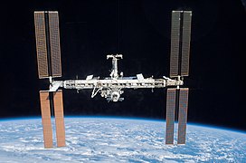 ISS from Atlantis STS-117 after undocking (19 June 2007)