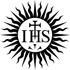 the IHS logo Society of Jesus .