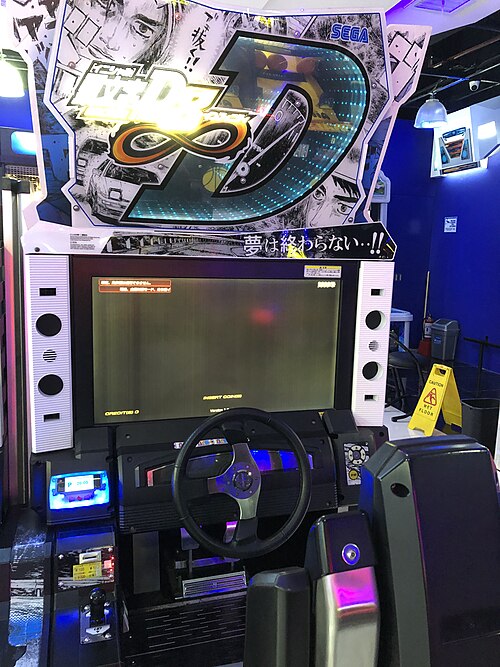 Initial D Arcade Stage 8 Infinity, developed by AM1