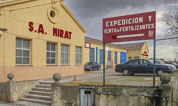 Founded in 1812, Mirat, producer of manures and fertilizers, is claimed to be the oldest industrial business in Salamanca (Spain).