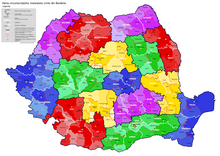 Civil jurisdictions of Romania Instantele civile.png