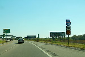 U.s. Route 81 In Kansas