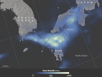 Map of satellite-estimated rains across Japan after the passage of Nanmadol Intense Rain Leads to Flooding in Japan.png