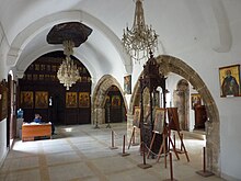 Ikonensammlung in der Kirche Panagia Theotokos in Trikomo-İskele, 2016