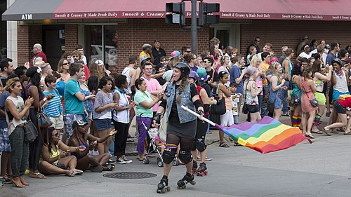 Iowa City Pride parade, 2014