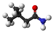 Bola-dan-stick model isovaleramide