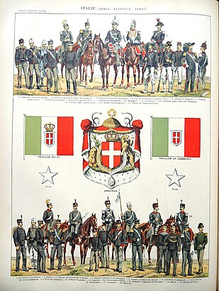 Italian army (Nouveaau Larousse,c. 1900) DSCN2853