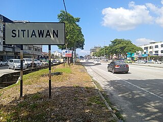 <span class="mw-page-title-main">Sitiawan</span> Town in Manjung, Perak, Malaysia