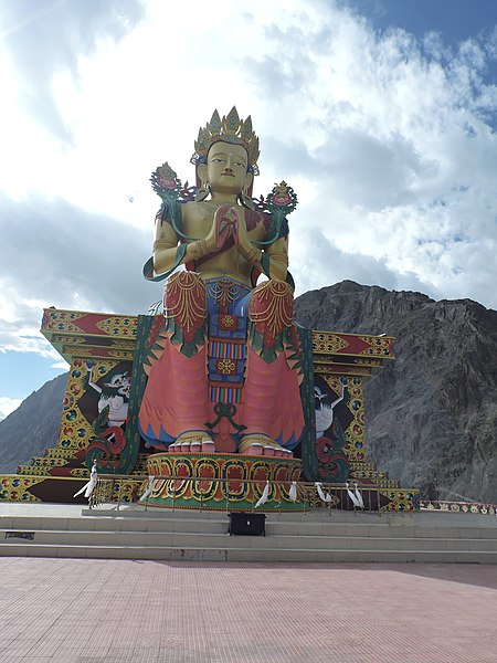 File:Jampa Buddha - Diskit Monastry - Ladakh - 3.jpg