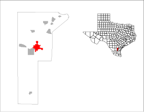 Poziția localității Alice, Texas