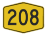 Federal Route 208 shield}}