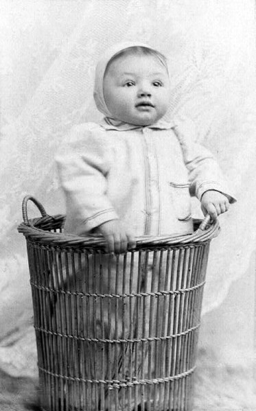 Katharine Cornell at age two