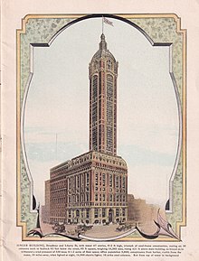 Singer Building in 1910 King's Color-graphs of New York City9.jpg