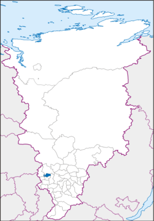 Bolsheuluysky-distriktet på kartan