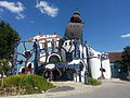 Hundertwasser liked his buildings to be whimsical, to bring a smile to the faces of passers-by.