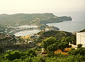 View of Kapsali, the capital port