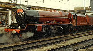 Lokomotive 46203 „Princess Margaret Rose“ 1994 in Carlisle