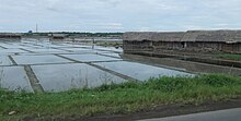 Salt evaporation ponds in Jeneponto Regency, South Sulawesi Ladang garam Jeneponto.JPG
