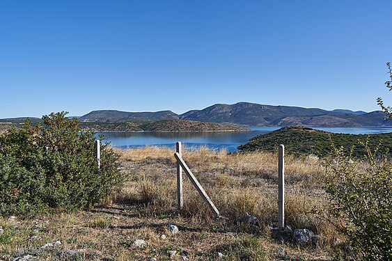 Lake Yliki. Boeotia, Greece.