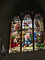 Right semitransept window: Adoration of the Three Magi