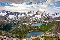 Prima lumină a zorilor în Valle Orco - Ceresole Reale, Colle del Nivolet.jpg