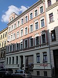 Apartment building in closed development