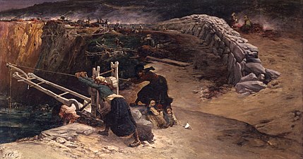 Georges Clairin, Les Brûleuses de varech (1882).