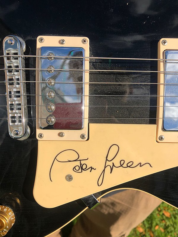 A Peter Green autographed Les Paul