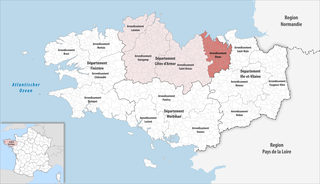 <span class="mw-page-title-main">Arrondissement of Dinan</span> Arrondissement in Brittany, France