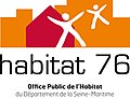 Logo habitat 76 utilisé jusqu'en 2018