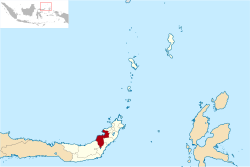 Location in North Sulawesi