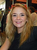 Lorna Fitzgerald (Abi Branning) won Best Young Performance at the British Soap Awards in 2012. Lorna Fitzgerald 2016.jpg