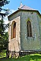 English: East view at the apsis of the subsidiary church Saint Helena Deutsch: Ost-Ansicht der Filialkirche Sankt Helena