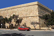 Saint James Cavalier, which was captured by the rebels Malta - Valletta - Triq Girolamo Cassar - St. James Cavalier 01 ies.jpg