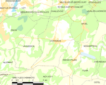 Map of the Chavignon area (commune FR insee code 02174) Map commune FR insee code 02174.png