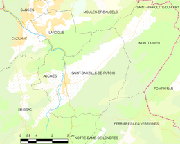 Saint-Bauzille-de-Putois - Localizazion