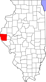 upload.wikimedia.org/wikipedia/commons/thumb/1/1c/Map_of_Illinois_highlighting_Adams_County.svg/150px-Map_of_Illinois_highlighting_Adams_County.svg.png 