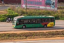 Metro Mass acquired 275 Marcopolo Viale BRT in 2016 Marcopolo Viale BRT, Accra (P1100136).jpg