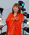 Mari Boine, a Sámi vocalist and musician from Gámehisnjárga (by Kárášjohka), Finnmark