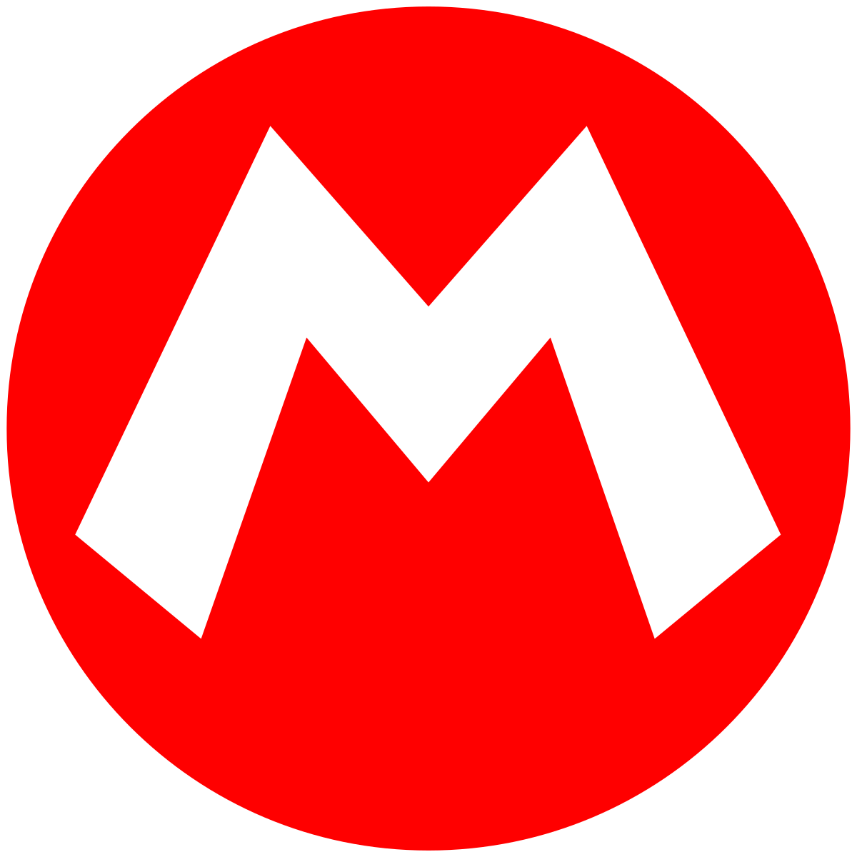 mario hat m logo