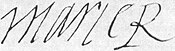 Firma de María I Estuardo