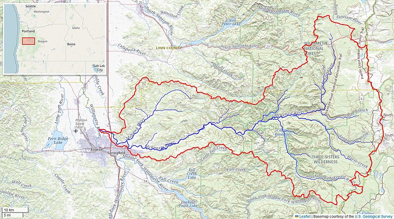 File:McKenzie River Watershed.jpg